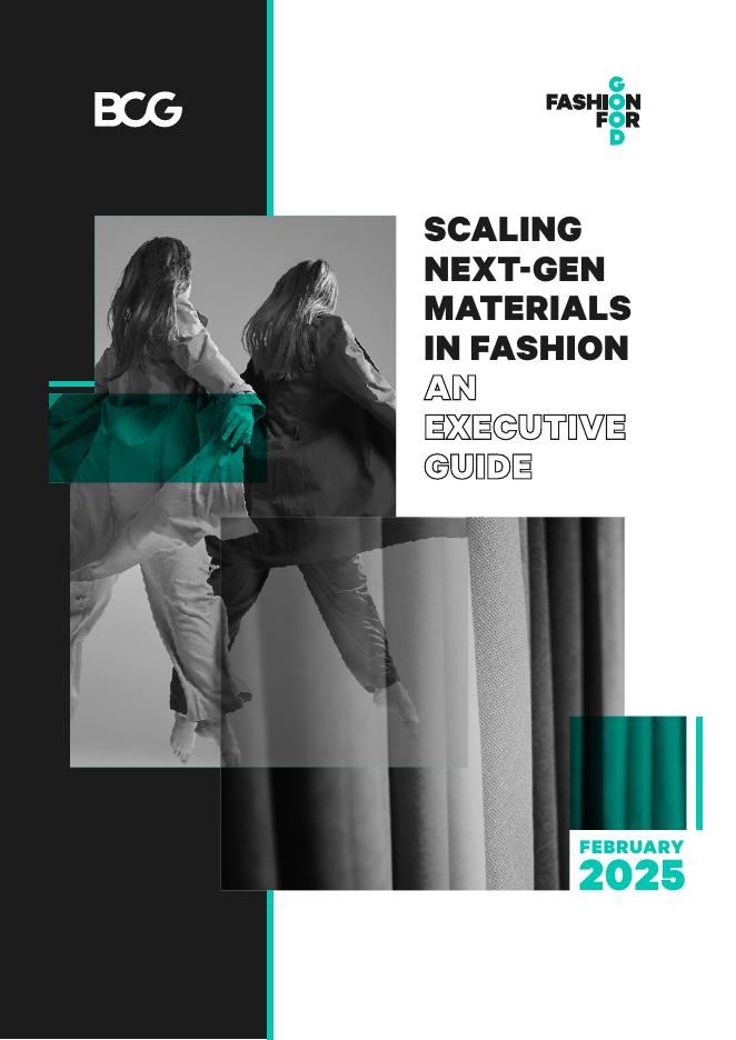 BCG波士顿咨询：2025年在时装行业扩展新一代材料报告（英文版）海报