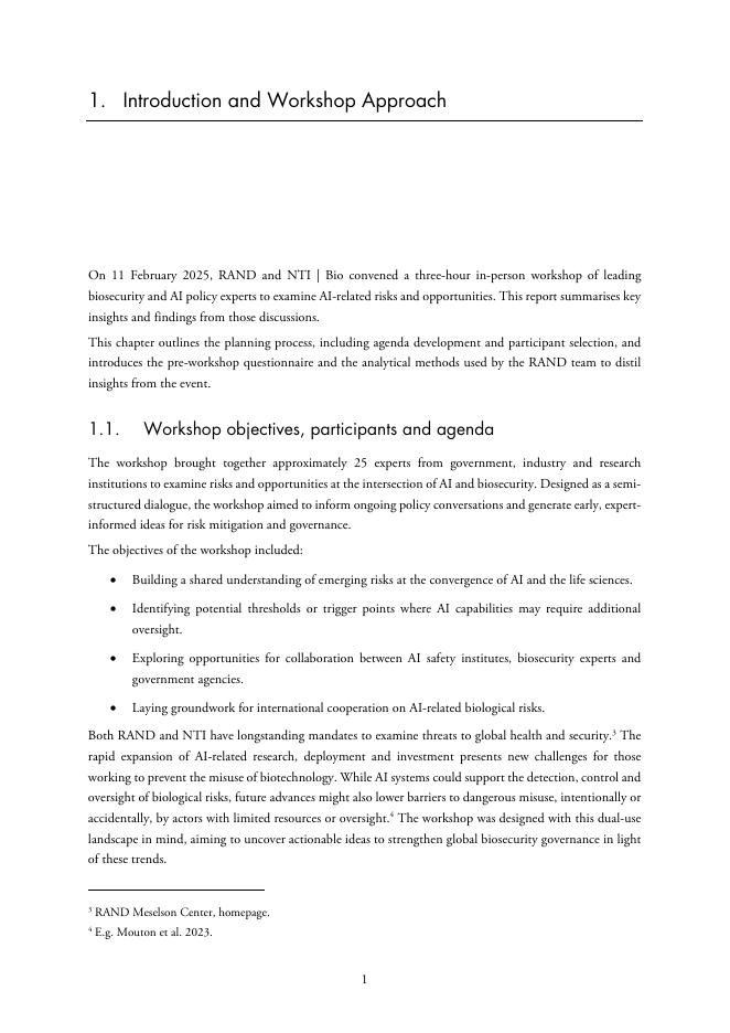 Rand兰德：2025年不确定人工智能（AI）未来下的生物安全治理研究报告（英文版）_第9页