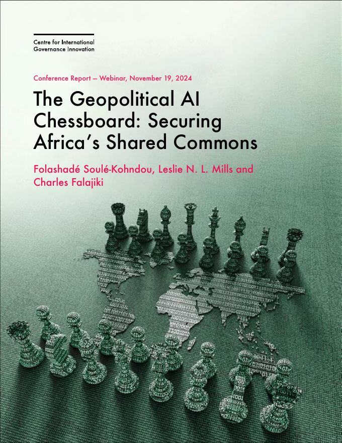 加拿大国际治理创新中心CIGI：2025年地缘政治人工智能棋盘：保障非洲共享资源会议报告（英文版）海报
