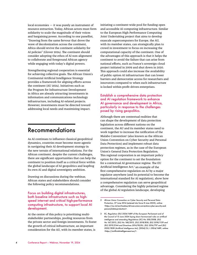 加拿大国际治理创新中心CIGI：2025年地缘政治人工智能棋盘：保障非洲共享资源会议报告（英文版）_第10页