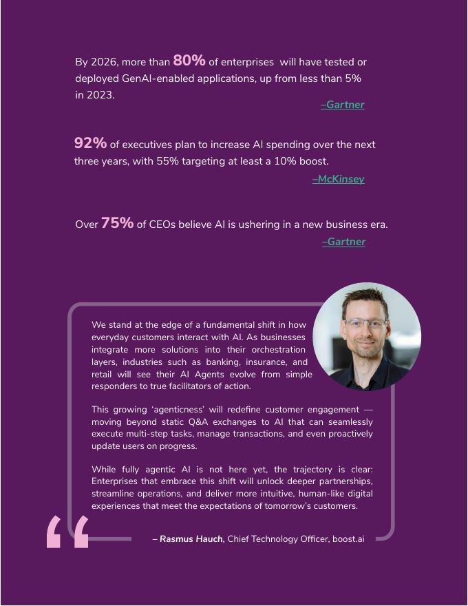 Boost.ai：驾驭客户体验的未来：2025年对话式人工智能趋势、洞见与预测报告（英文版）_第7页