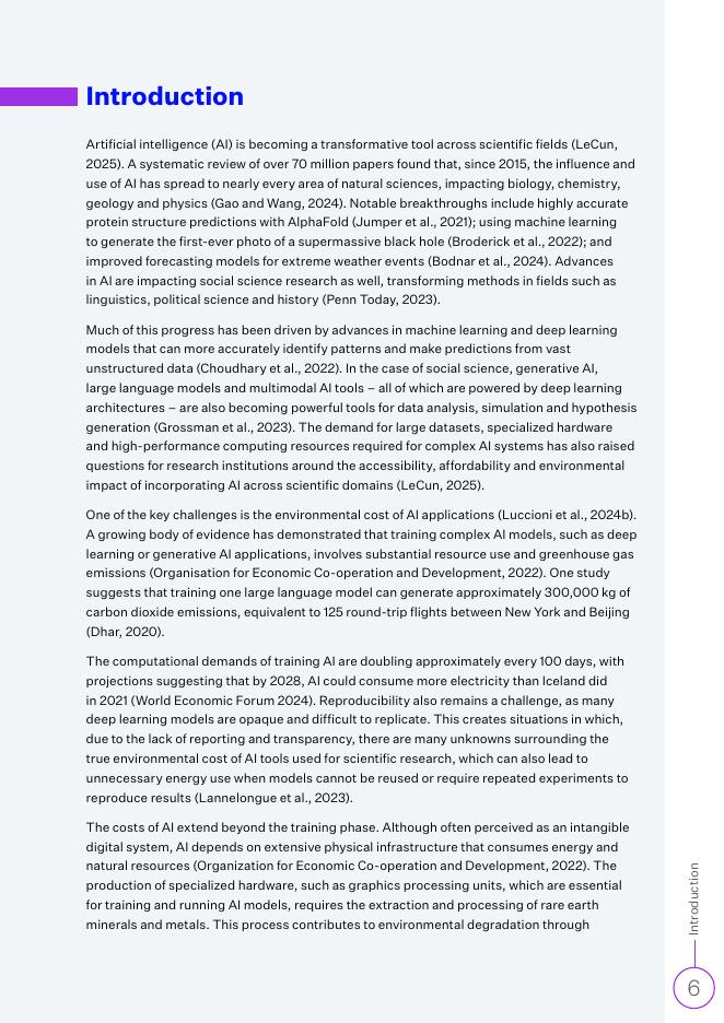 国际科学理事会：2025年科学领域人工智能（AI）的环境影响研究报告（英文版）_第6页