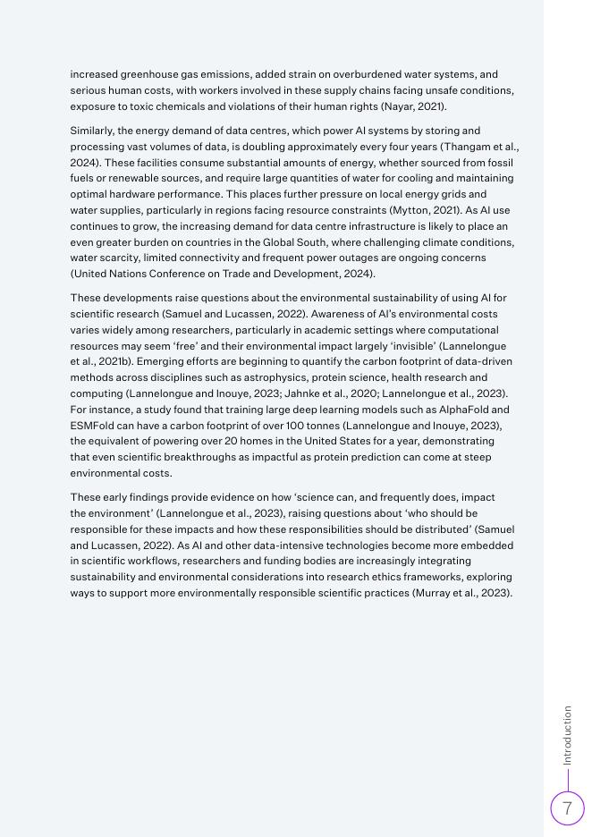 国际科学理事会：2025年科学领域人工智能（AI）的环境影响研究报告（英文版）_第7页