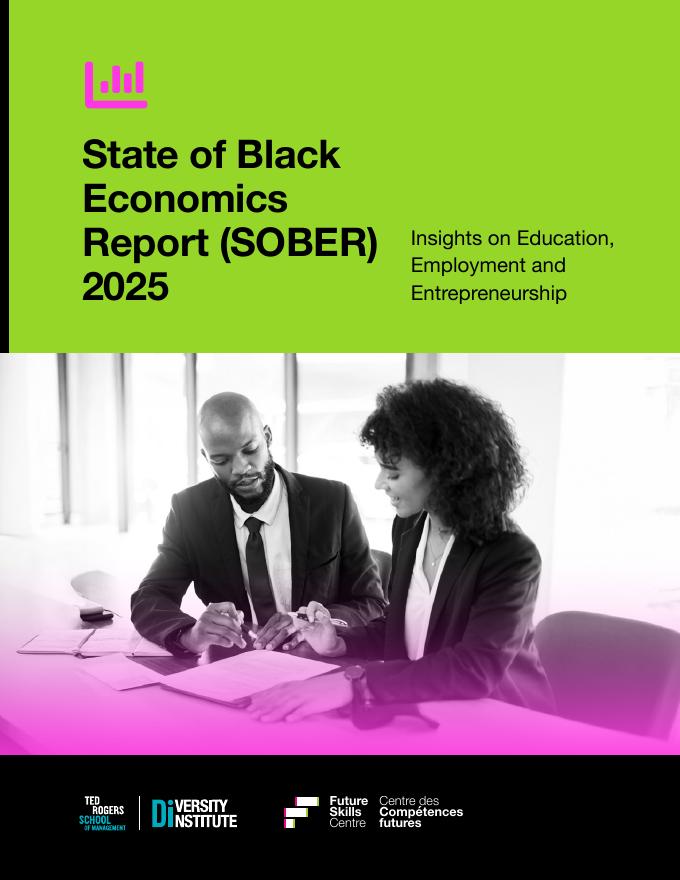 Diversity Institute：2025年加拿大黑人经济状况报告：教育、就业与创业洞察（英文版）海报