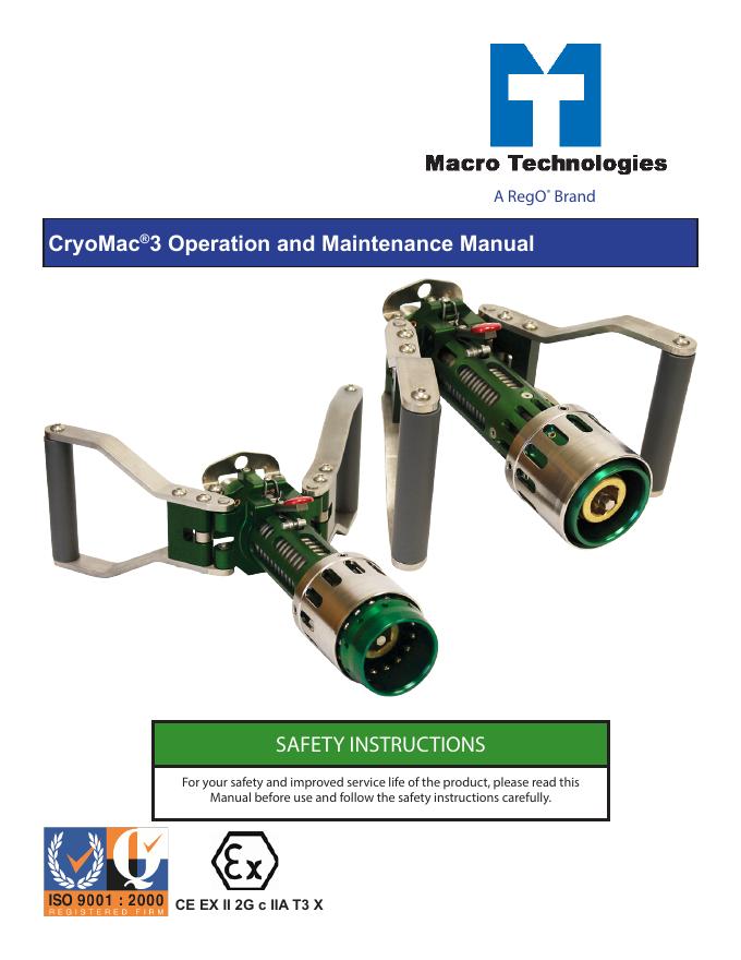 RegO®燃气阀安全使用说明书