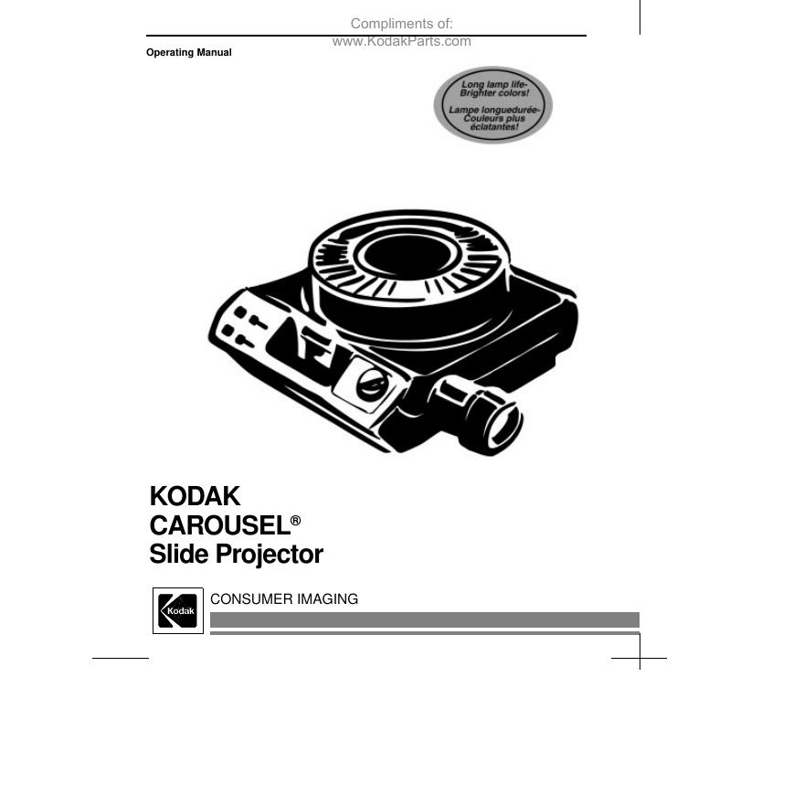 Kodak Carousel幻灯片投影仪使用说明书