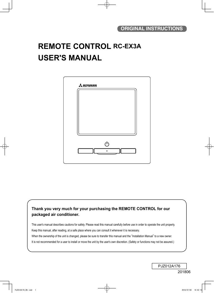 遥控器使用说明书