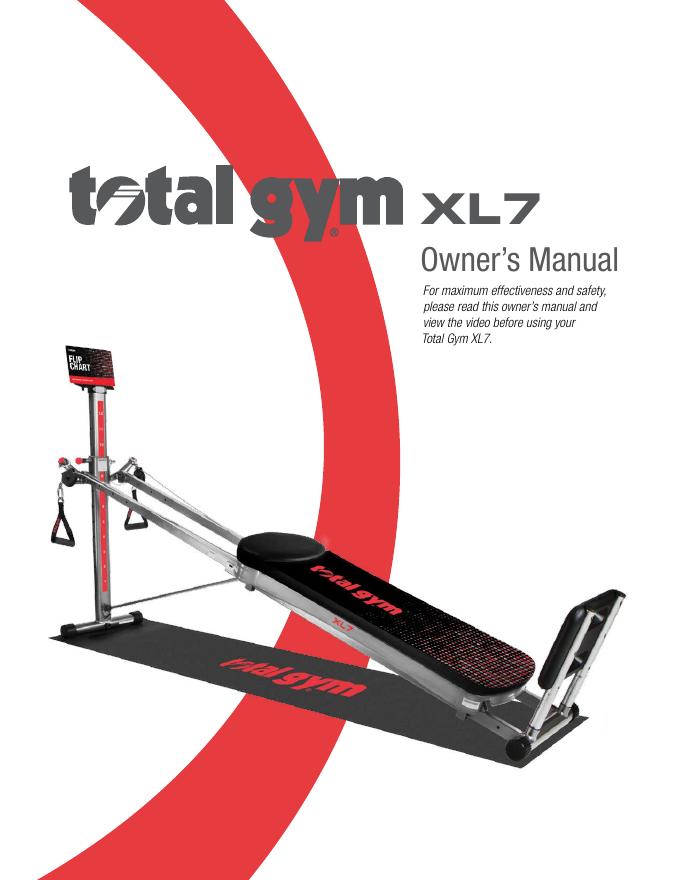 Total Gym XL7使用说明书