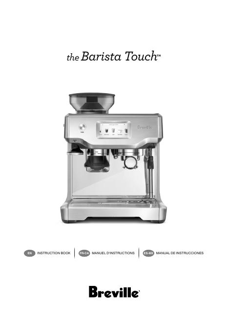 Breville Barista Touch咖啡机使用说明书