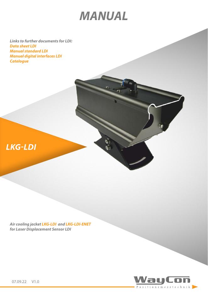 LKG-LDI和LKG-LDI-ENET空气冷却套使用说明