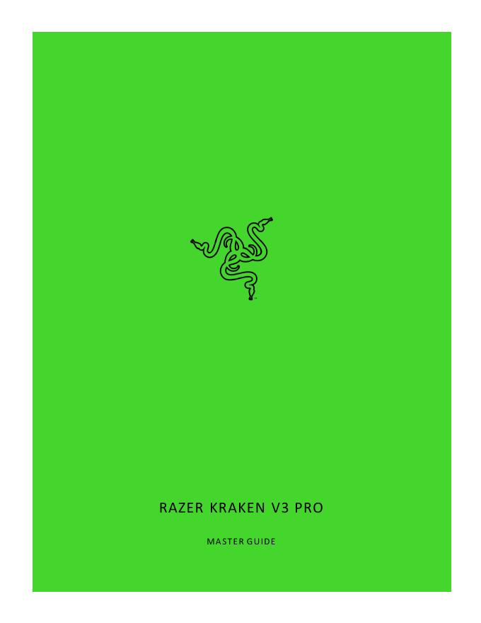 Razer Kraken V3 Pro 无线<em>游戏</em>耳机使用说明
