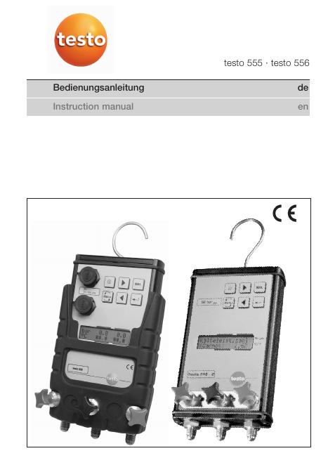 testo 555 · testo 556说明书