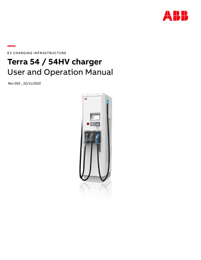 ABB Terra 54 / 54HV 充电器使用说明书