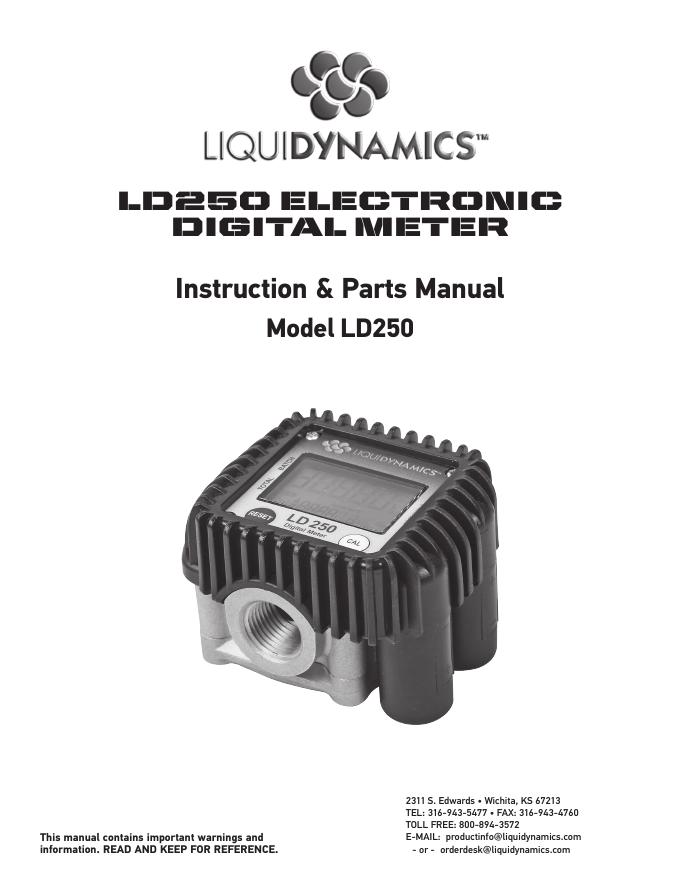 LD250电子数显计量仪使用说明书