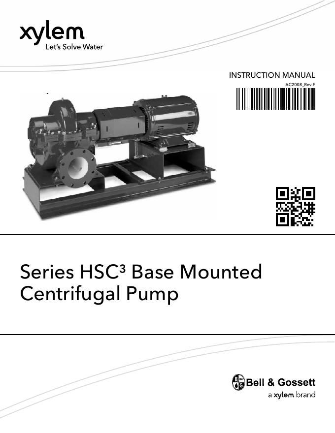 HSC³系列离心泵使用说明书