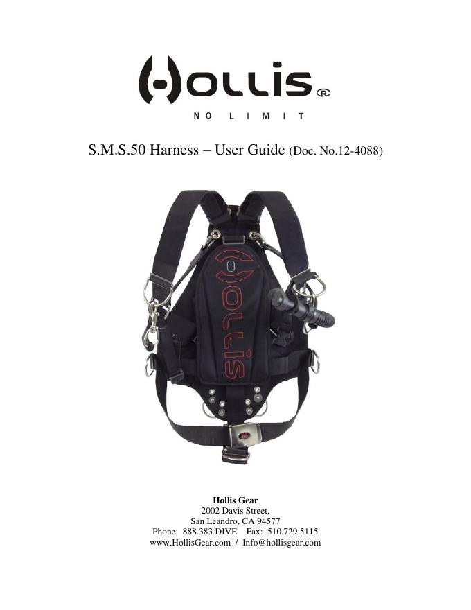 S.M.S.50侧挂背架说明书