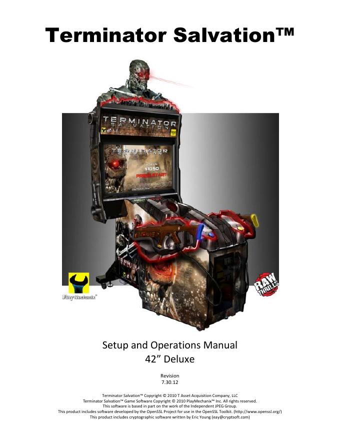 Terminator Salvation™<em>游戏</em>使用说明书 海报