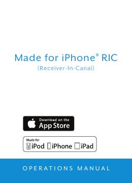 Made for iPhone RIC 13 使用说明手册