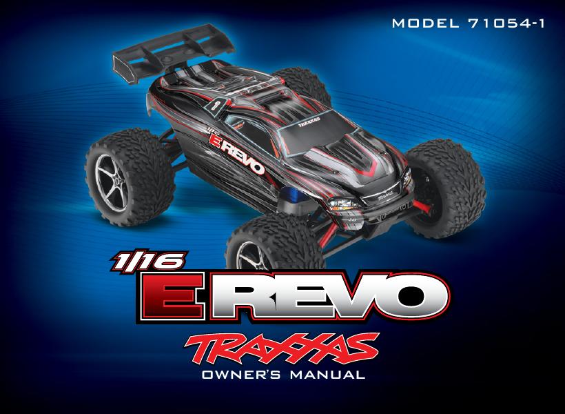 Traxxas 1/16 E-Revo 说明书