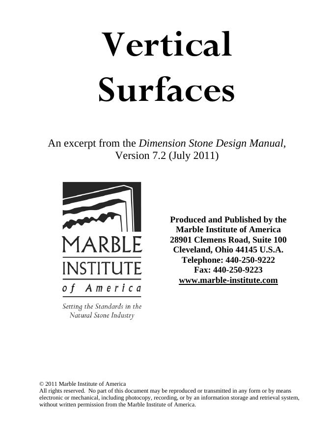 垂直表面安装说明