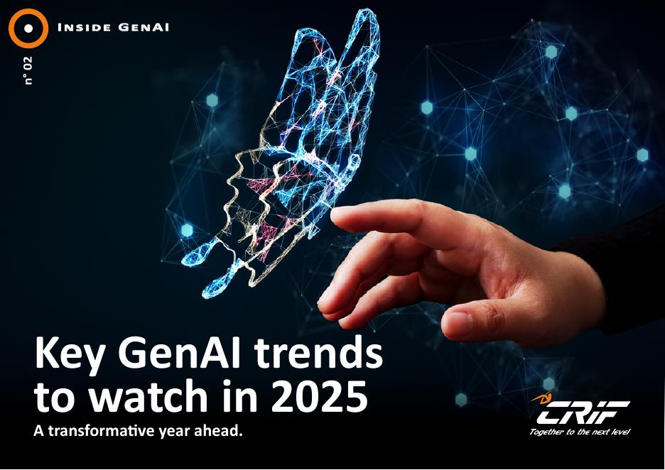CRIF：2025年生成式AI核心趋势报告：即将到来的变革之年（英文版）海报