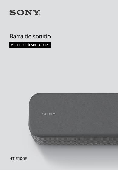 索尼HT-S100F条形音箱说明书