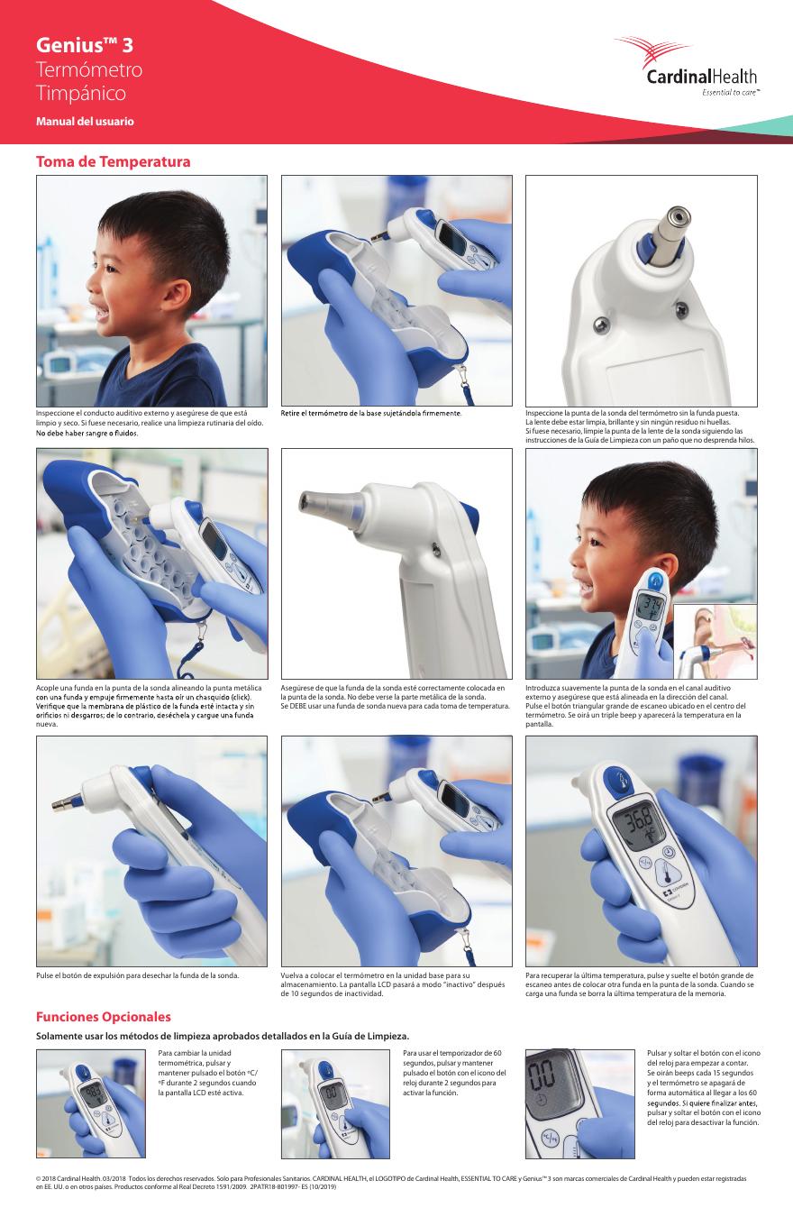Genius™ 3 耳温计使用说明书