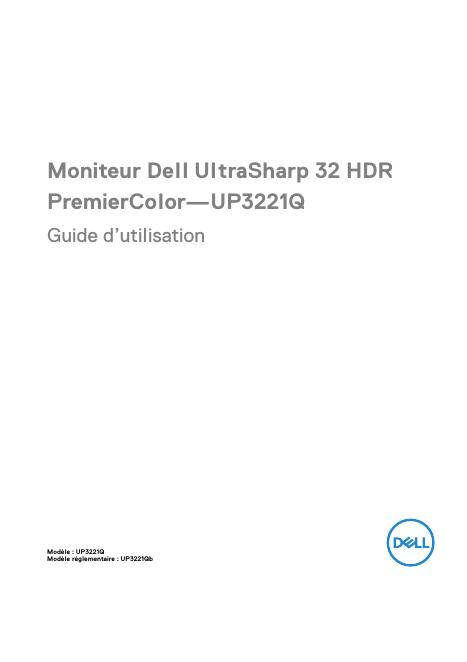 戴尔UltraSharp 32 HDR PremierColor显示器使用说明书