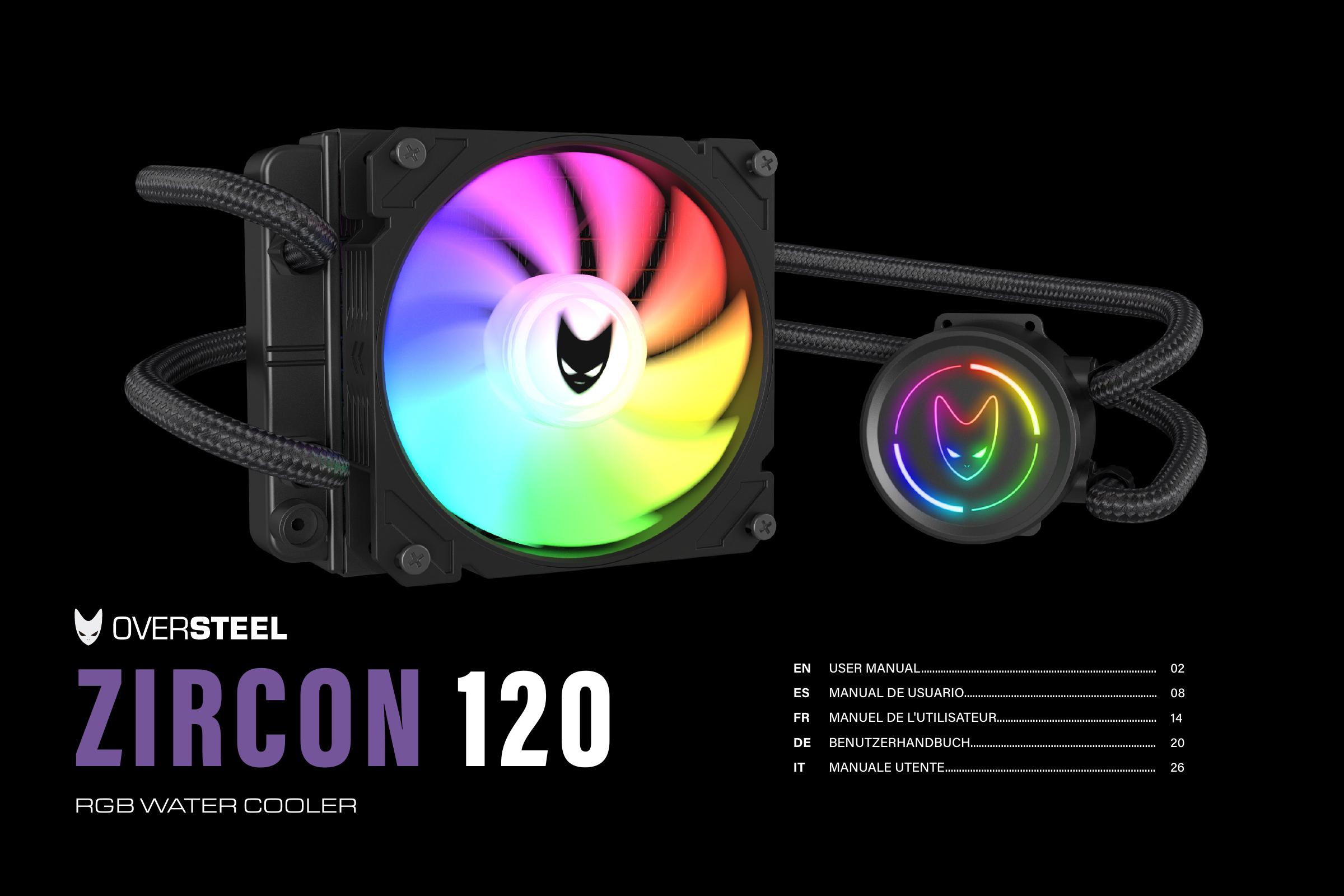 ZIRCON 120 RGB水冷散热器说明书