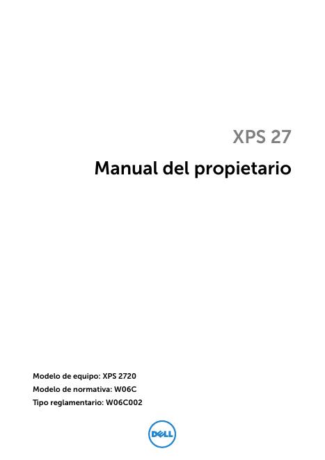 戴尔XPS 27说明书