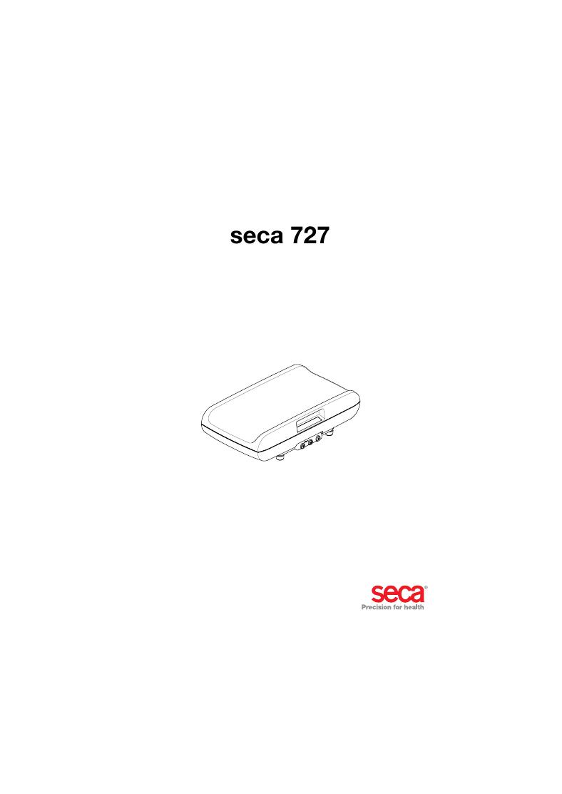 seca 727 使用说明书