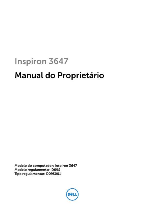 戴尔Inspiron 3647说明书