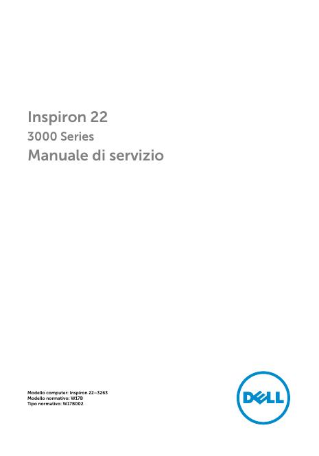 戴尔Inspiron 22 3000系列台式电脑使用说明书