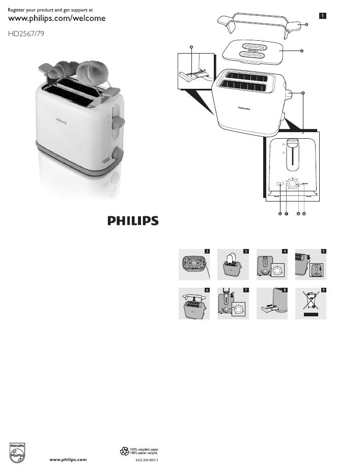 PHILIPS HD2567/79 使用手册