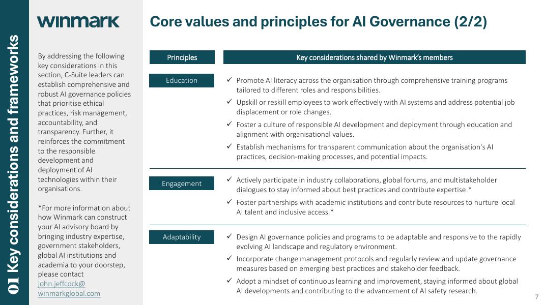 WINMARK：2024年人工智能（AI）治理指南：框架、最佳实践和政策（英文版）_第7页