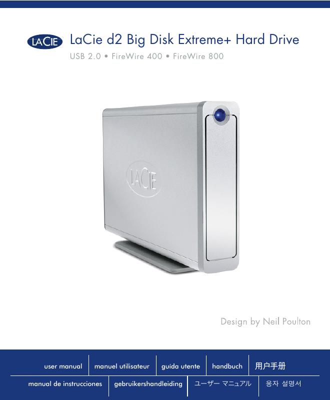 LaCie d2 Big Disk Extreme+ Hard Drive 用户手册
