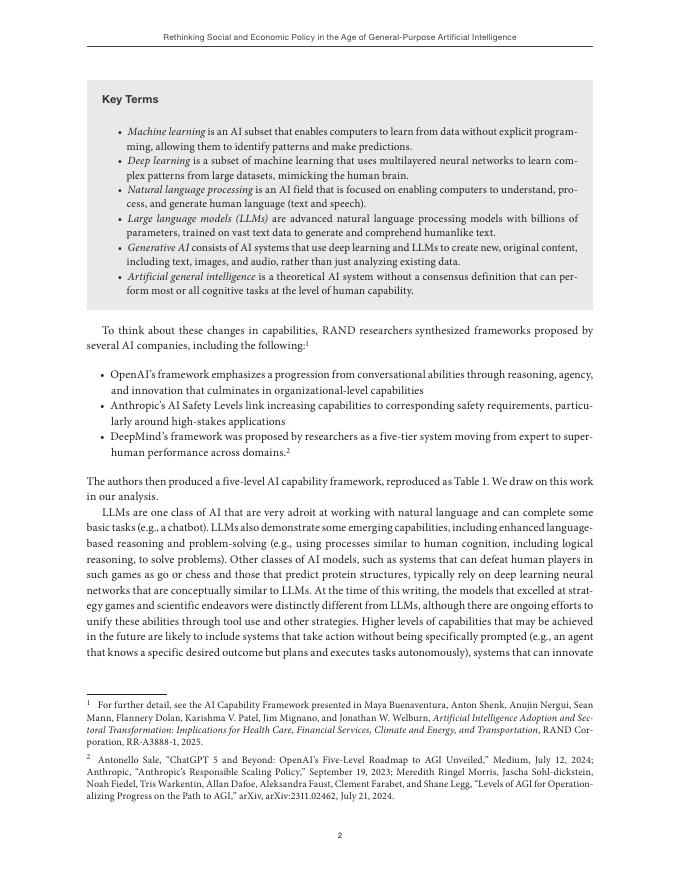 Rand兰德：2025年在通用人工智能时代重新思考社会和经济政策-探索人工智能采用的级联影响报告（英文版）_第10页