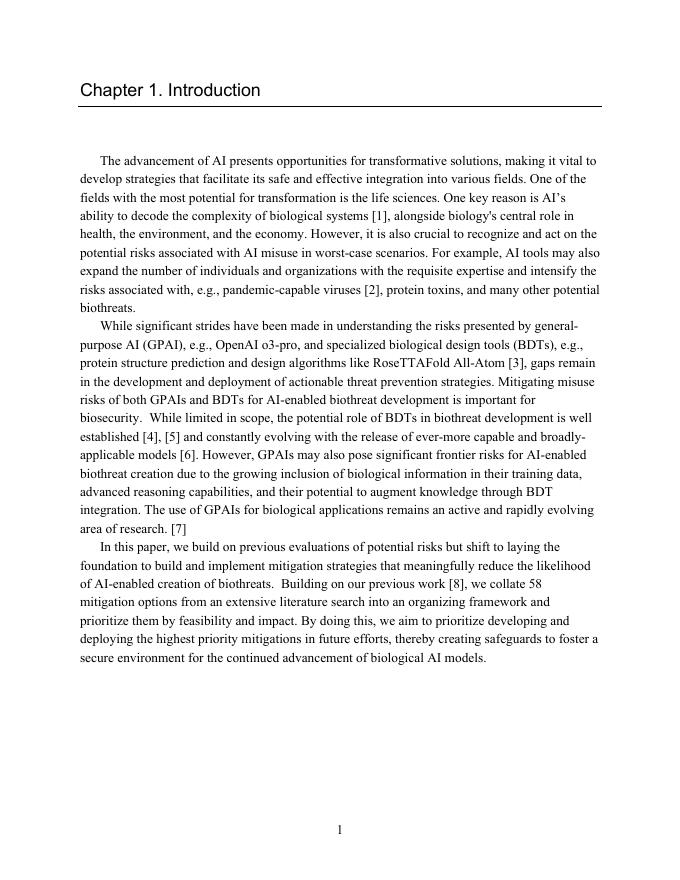 Rand兰德：2025年优先考虑可行和有影响力的行动，以实现人工智能在生物学中的安全开发和使用报告（英文版）_第7页