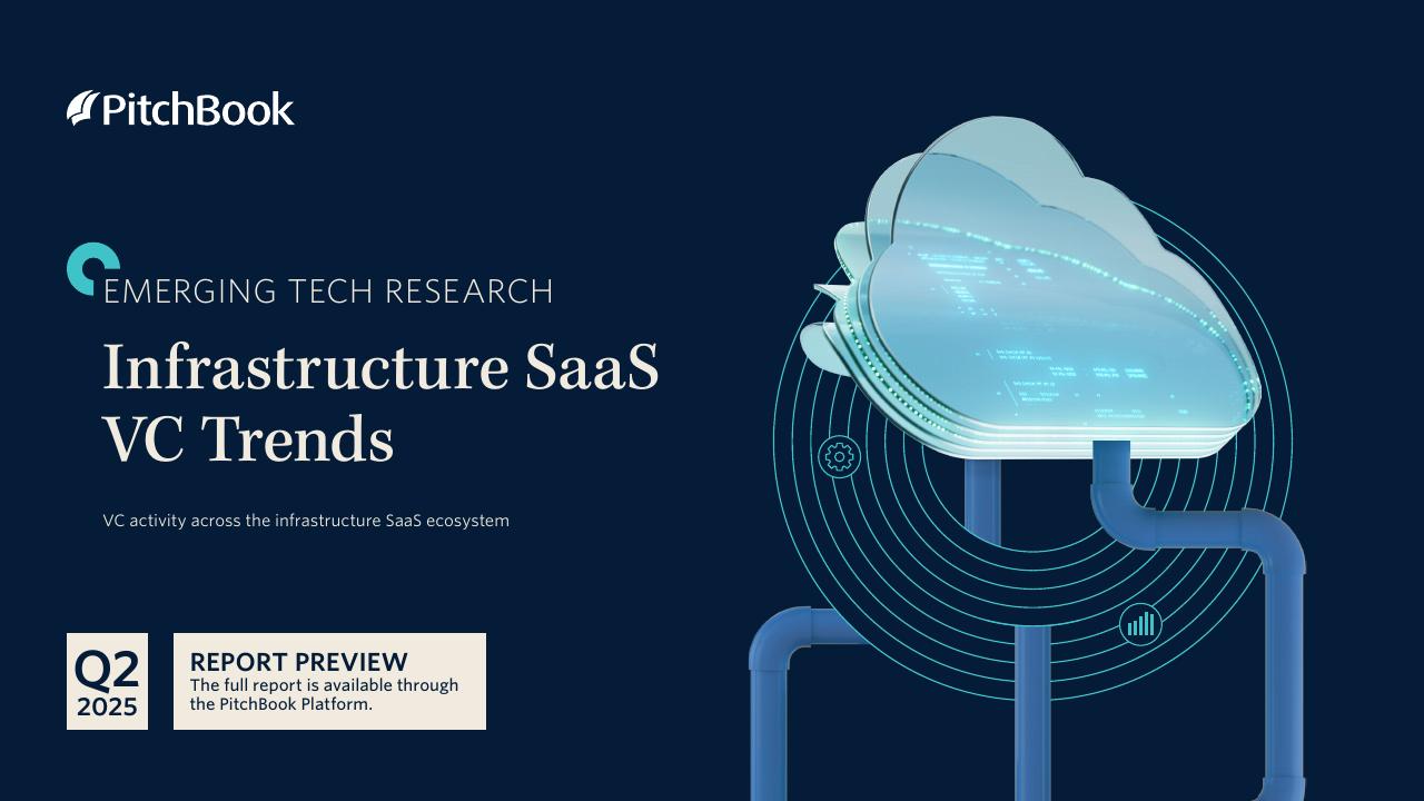 PitchBook：2025年二季度基础设施SaaS风险投资趋势报告（英文版）海报