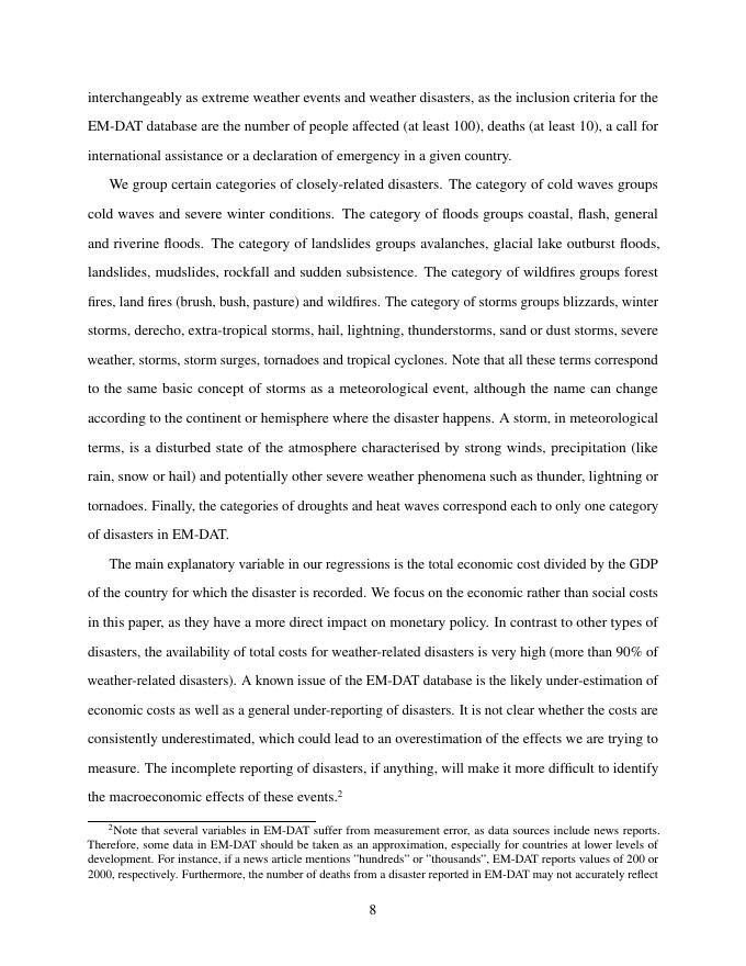 国际清算银行：天气灾害的宏观经济影响：全球和部门分析（英文版）_第10页