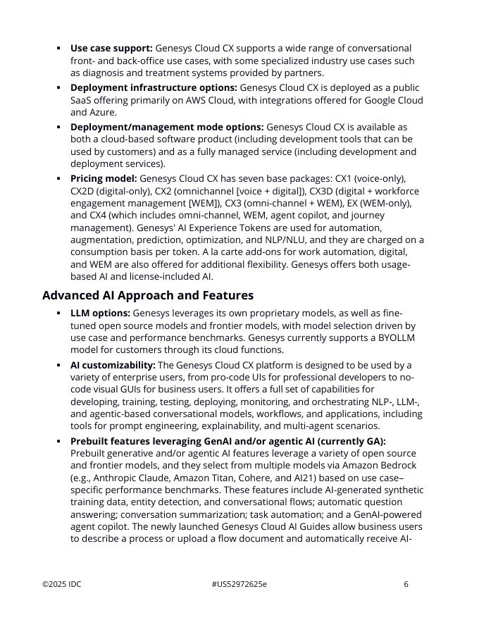 Talkdesk：2025年全球通用对话型人工智能平台供应商评估报告（英文版）_第6页