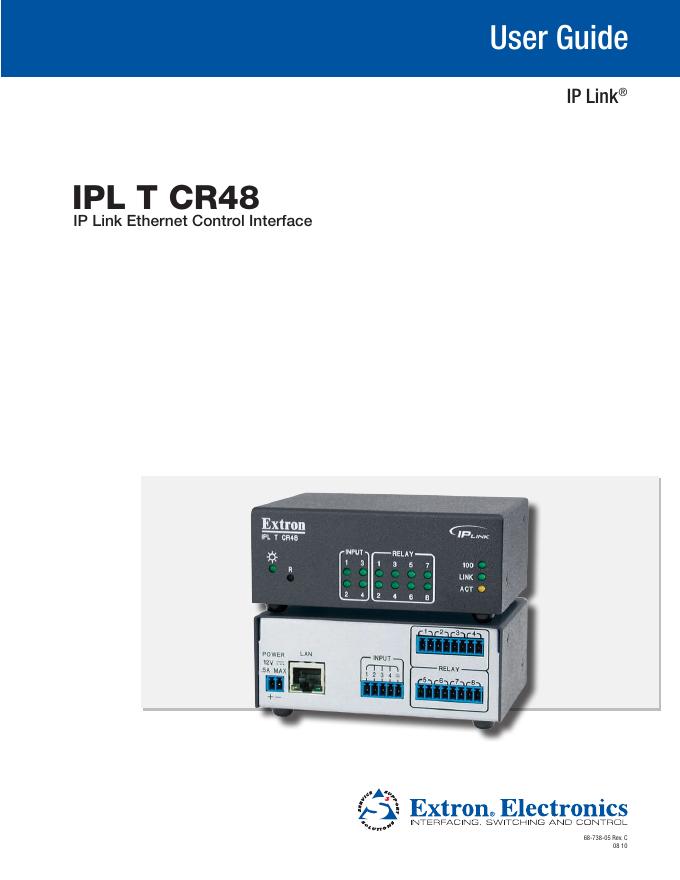 Extron Electronics IPL T CR48 用户手册