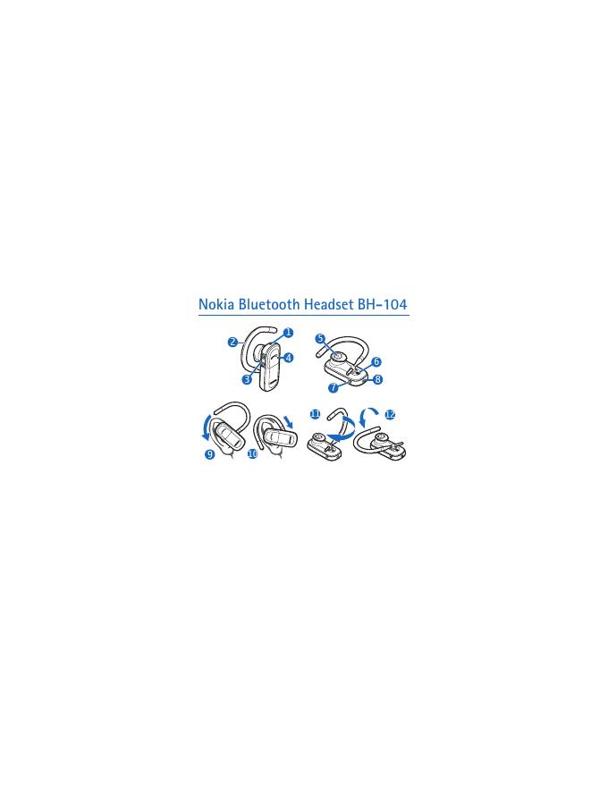 nokia bluetooth headset bh-104 中文版用户手册