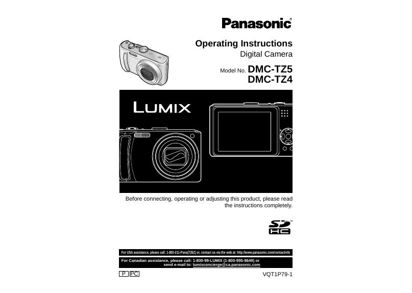 Panasonic DMC-TZ5/TZ4 用户手册