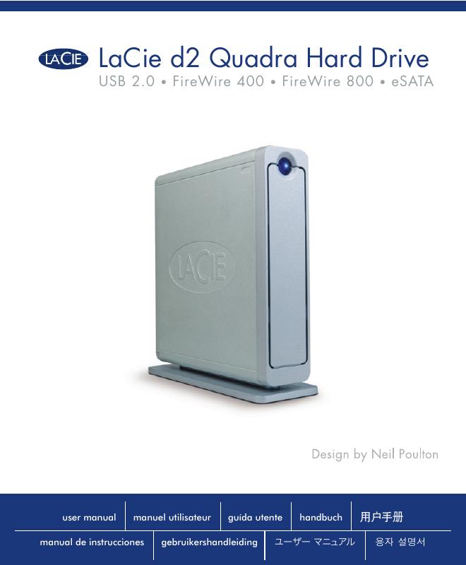 LACIE LaCie d2 Quadra Hard Drive 用户手册