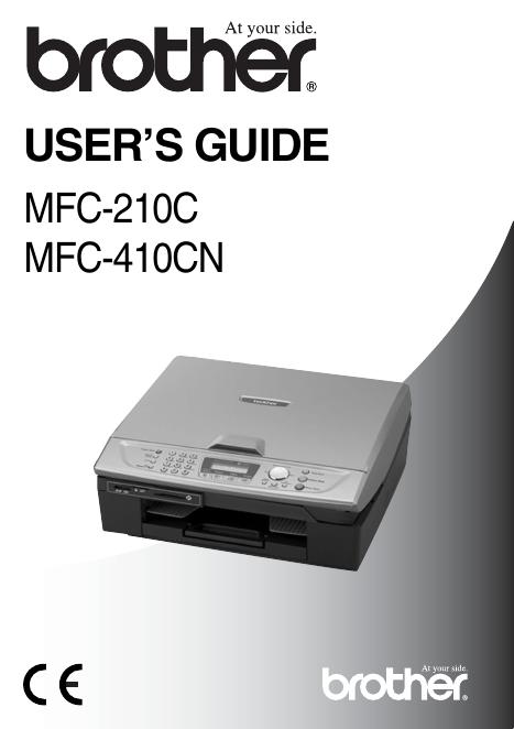 brother MFC-210C MFC-410CN 用户手册