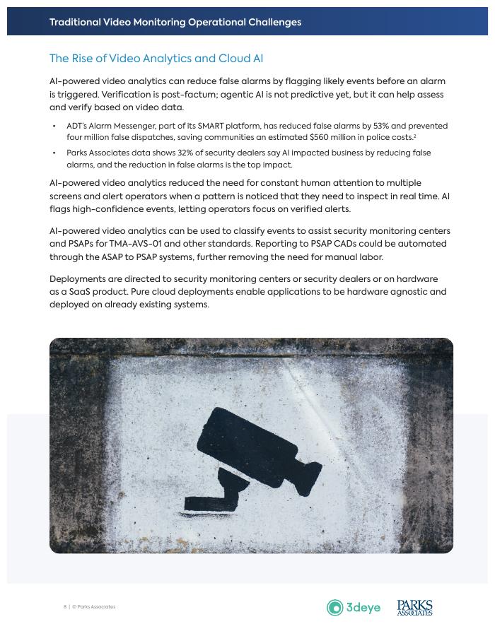Parks Associates：2025年如何扩展实时视频监控？利用云视频人工智能赋能下一代运营商白皮书（英文版）_第8页