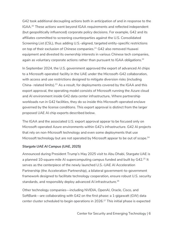 CSET：2025年美国人工智能国家政策-从海湾协议到国际框架报告（英文版）_第7页