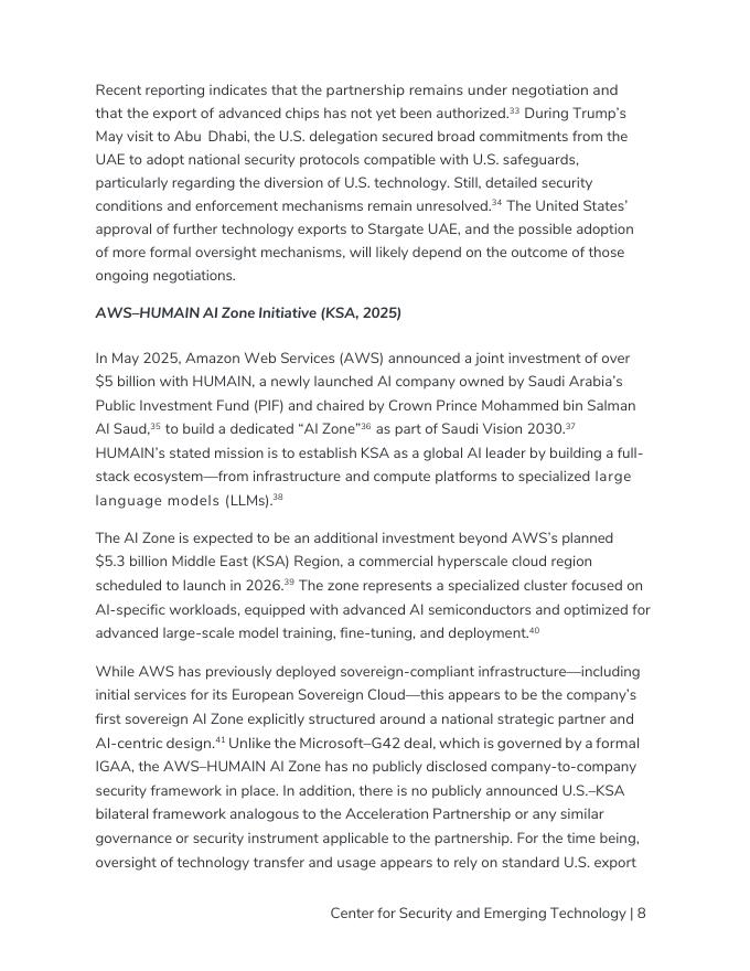 CSET：2025年美国人工智能国家政策-从海湾协议到国际框架报告（英文版）_第9页