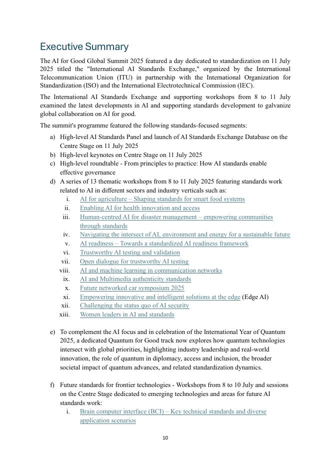 ITU国际电信联盟：人工智能全球影响力标准：从治理到行动（英文版）_第10页